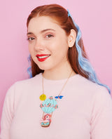 Up, Up and Away Hot Air Balloon Necklace