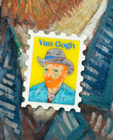 Van Gogh’s Portrait Stamp Brooch
