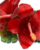 Vibrant Hibiscus Flowers Brooch