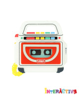 Vintage Playskool Cassette Player Brooch -Interactive-