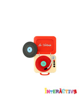 Vinyl Jingle Jams Brooch -Interactive-