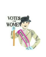 Votes for Women! Brooch