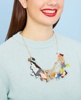 Walkies Time! Statement Necklace