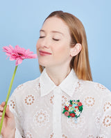 Wandering In The Flowers Brooch