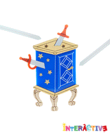 Watch My Sword In Box Trick Brooch -interactive-