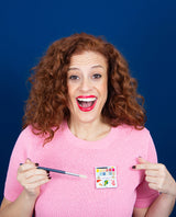 Watercolours Out! Brooch -Interactive-