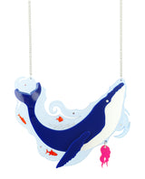 Whale in the Big Blue Necklace