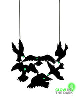 When the Crows Attack! Necklace -Glow in the Dark-