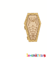 Whiskers, The Mischievous Vampire Brooch -Interactive-