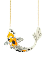 White Showa Koi Necklace