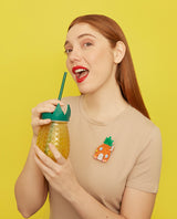 Who Lives in a Pineapple Under the Sea Brooch -Interactive-