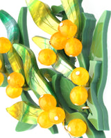 Wildflower Golden Wattle Necklace