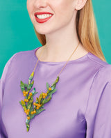 Wildflower Golden Wattle Necklace