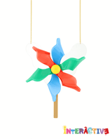 Windy Pinwheel Necklace -Interactive-