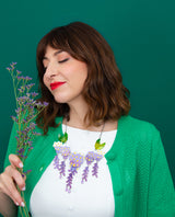 Wisteria Trickling Down Necklace