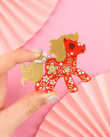 Year of the Fire Pony Brooch