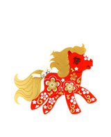 Year of the Fire Pony Brooch