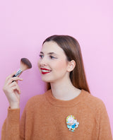 A Quick Feline Touch-Up Brooch