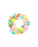 A Very Kitschy Christmas Wreath Brooch