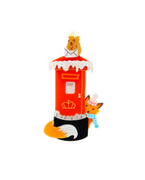 A snowy London letterbox Brooch