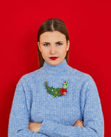 A very Cheeky Christmas Cat Necklace