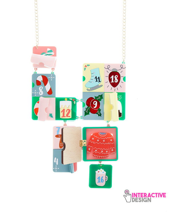Advent Calendar Goodies Statement Necklace -interactive-