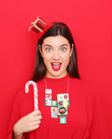 Advent Calendar Goodies Statement Necklace -interactive-
