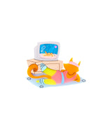 Aerobic Jazzercise Cat Workout Brooch