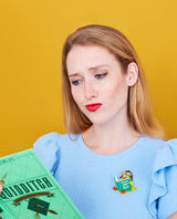 Anyone Can Fly Book Brooch