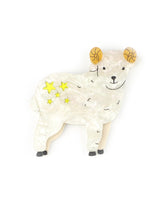 Aries-zodiac-sign-brooch-la-vidriola-plastic-jewellery-cosmica-detail