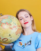 Around the World in 80 Days Statement Necklace