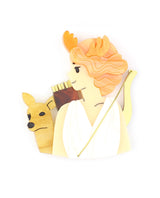 Artemis-goddess-brooch-la-vidriola-plastic-jewellery-cosmica-detail
