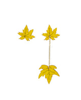 Autumn Colours Falling Leaves Earrings
