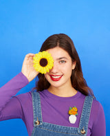 Autumn Flower Inserts for Flower Vase Brooch