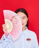 Beautiful Hanami Fan Brooch