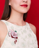 Beautiful Kanzashi Ornament statement Brooch
