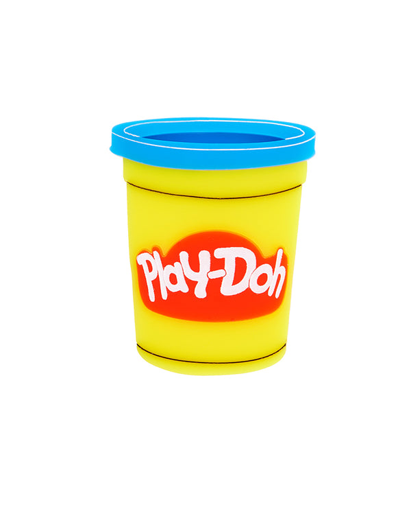 Blue Play-Doh Brooch