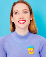Blue Play-Doh Brooch