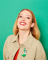 Book-o-saurus Brooch
