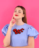 Bows and bows and bows necklace