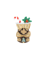 Cheers! Tikki Christmas Cocktail Brooch