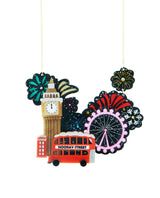 Christmas Cheer in London with Fireworks Necklace