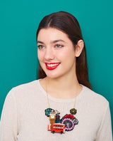 Christmas Cheer in London with Fireworks Necklace