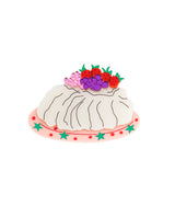 Christmas Dessert Pavlova Brooch