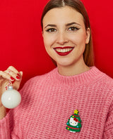 Christmas tree dress up Brooch