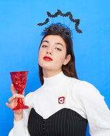 Cleaning My Dracula Dentures Brooch