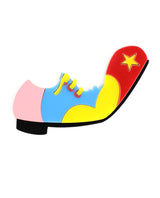 Clown's-shoe-brooch-la-vidriola-plastic-jewellery-circus-where-the-magic-happens-detail