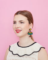 Colourful Cosy Lamp Earrings