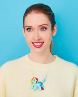 Combing Rainbow Dash My Little Pony Necklace