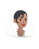 Creole-Goddess-brooch-la-vidriola-plastic-jewellery-woman-power-product